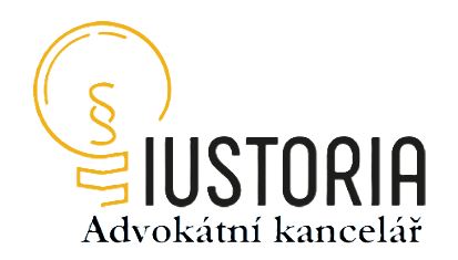 Logo IUSTORIA, advokátní kancelář